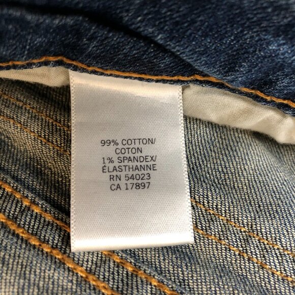 Banana Republic Women Bootcut Jeans Size 32/14 Blue Denim Medium Wash Casual Y2K - Picture 7 of 12